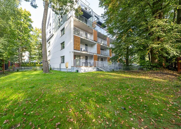 Apartamentyprzymorzu 010 Z Basenem Tarasem I Ogrodkiem